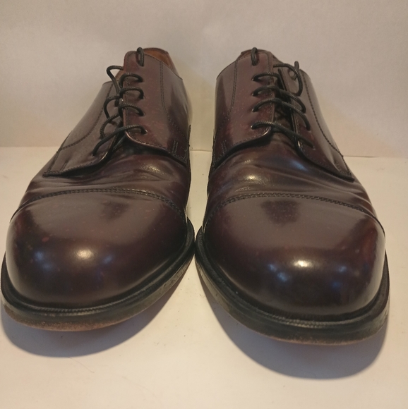 Cole Haan Men's Oxblood Red Cap Toe Oxford Dress Shoes Size 12 - Picture 3 of 12